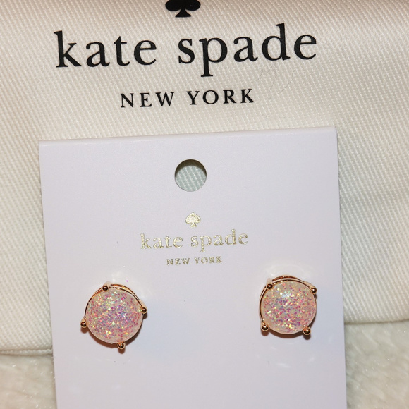 Kate Spade Opal Glitter Studs 🎉Host Pick🎉 - Picture 3 of 4